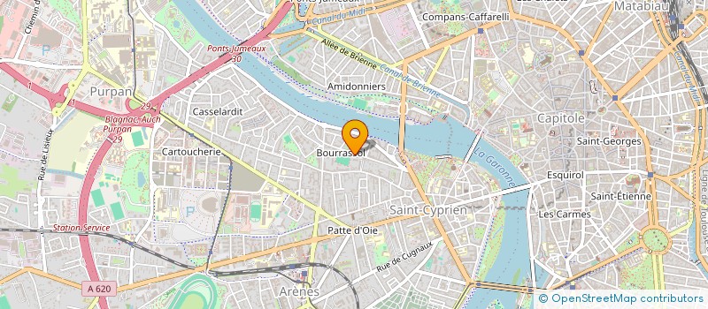 localisation de l'entreprise SYNDIC COPROPRIET RESIDENCE GARONNE à TOULOUSE