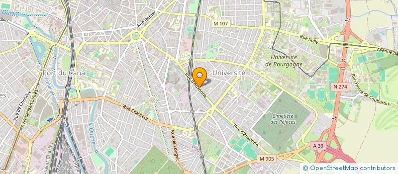 localisation de l'entreprise SYNDIC COPROPRIET VILLA MONTESQIEU  DIJON