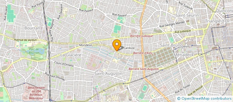 localisation de l'entreprise SYNDIC COPROPRIETAI PARDAILLAN  BORDEAUX