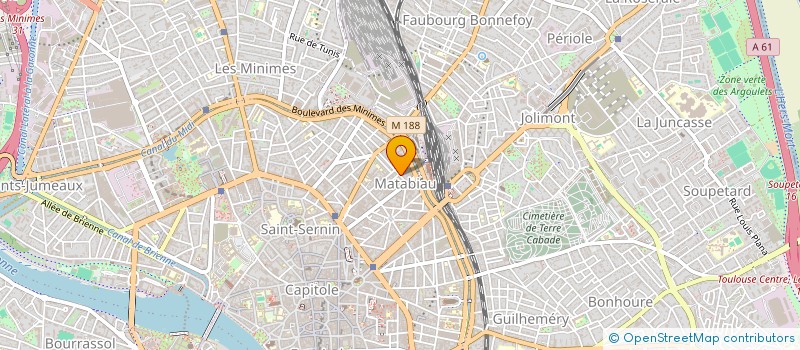 localisation de l'entreprise SYNDIC COPROPRIETAI RES 14 RUE AGATHOISE  TOULOUSE