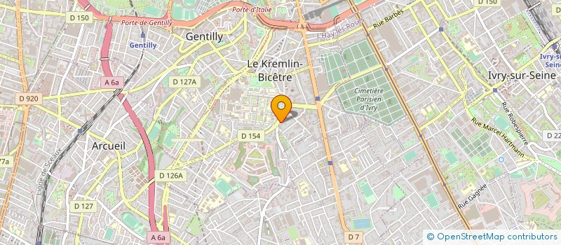 localisation de l'entreprise SYNDIC COPROPRIETAIRE 1 TER RUE VERDUN  LE KREMLIN-BICETRE