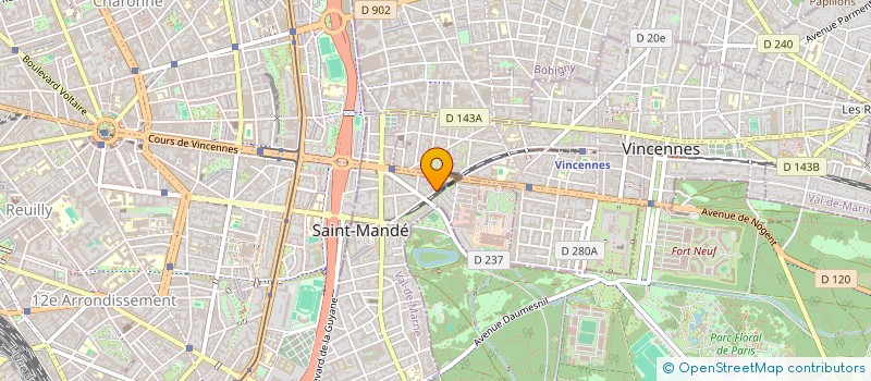 localisation de l'entreprise SYNDIC COPROPRIETAIRE  15 RUE GAMBETTA à SAINT-MANDE