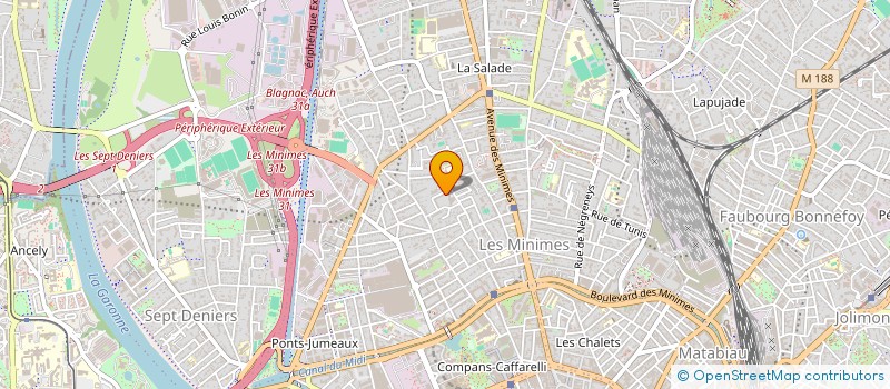 localisation de l'entreprise SYNDIC COPROPRIETAIRE 2 AU 20 DE LA TOUR à TOULOUSE