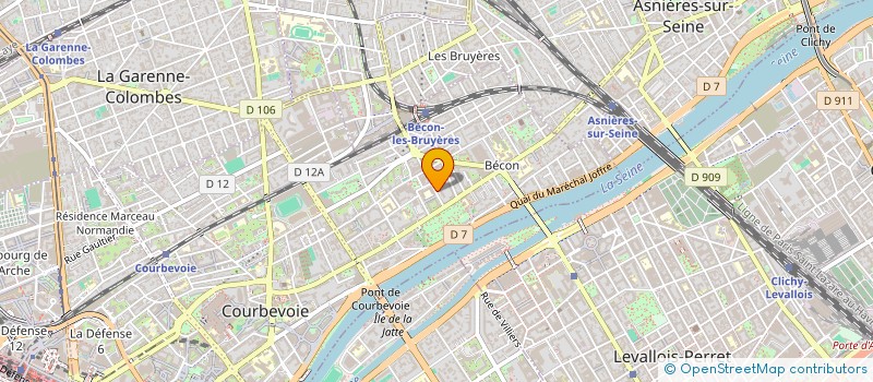 localisation de l'entreprise SYNDIC COPROPRIETAIRE à COURBEVOIE
