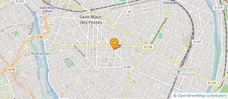 localisation de l'entreprise SYNDIC COPROPRIETAIRE 69 AV GAMBETTA à SAINT-MAUR-DES-FOSSES