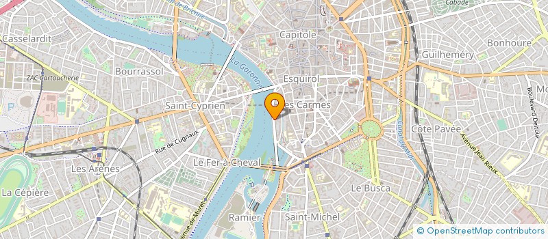 localisation de l'entreprise SYNDIC COPROPRIETAIRE 76 QUAI TOUNIS à TOULOUSE