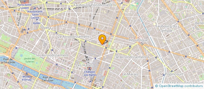 localisation de l'entreprise SYNDIC COPROPRIETAIRE DU 223 R ST DENIS  PARIS