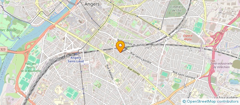 localisation de l'entreprise SYNDIC COPROPRIETAIRE LE CLOS ST PIERRE à ANGERS
