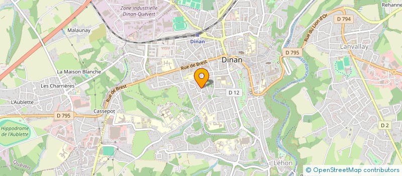 localisation de l'entreprise SYNDIC COPROPRIETAIRE RES LA SEIGNEURIE  DINAN