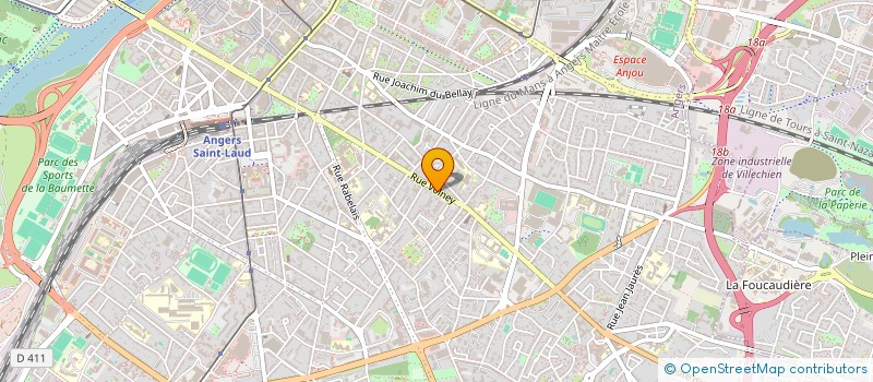 localisation de l'entreprise SYNDIC COPROPRIETAIRE RES PARADIS à ANGERS