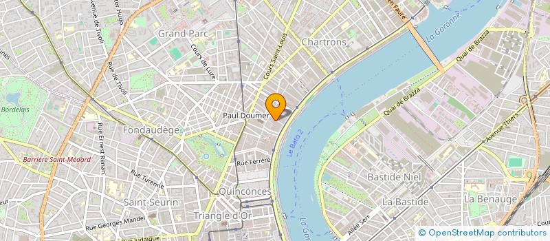 localisation de l'entreprise SYNDIC COPROPRIETAIRE RES RUE RAZE  BORDEAUX