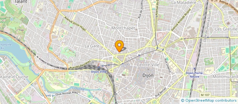 localisation de l'entreprise SYNDIC.COPROPRIETAIRE RUE A. PERDRIX  DIJON