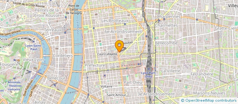 localisation de l'entreprise SYNDIC COPROPRIETAIRES 125 RUE GARIBALDI  LYON