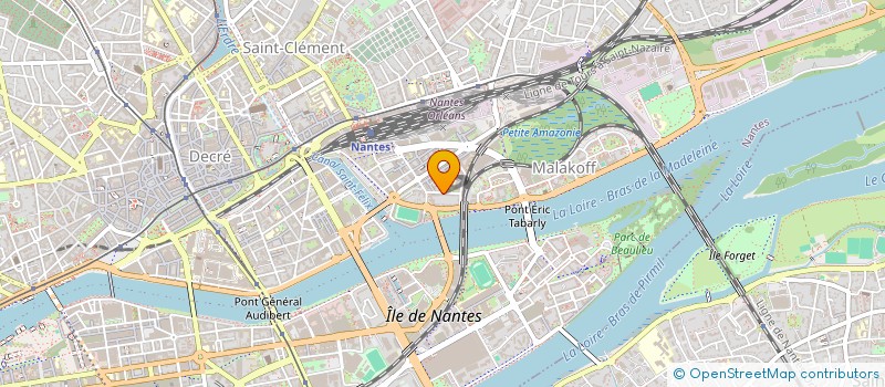 localisation de l'entreprise SYNDIC COPROPRIETAIRES 15 17 19 R INDRE  NANTES