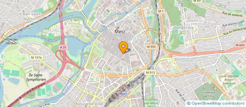 localisation de l'entreprise SYNDIC COPROPRIETAIRES 2 RUE PARMENTIERS  METZ