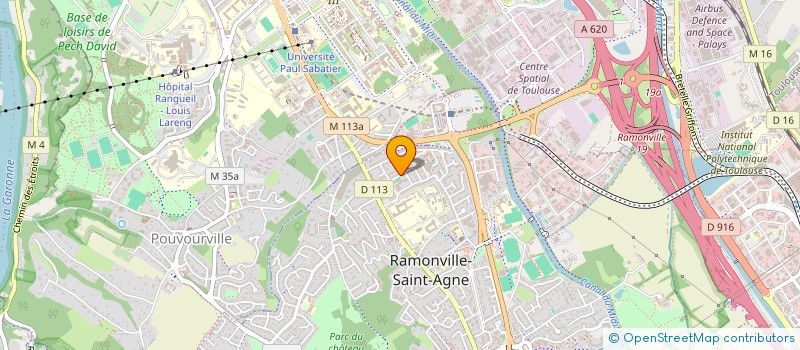 localisation de l'entreprise SYNDIC COPROPRIETAIRES 29 CH POUCIQUOT  RAMONVILLE-SAINT-AGNE