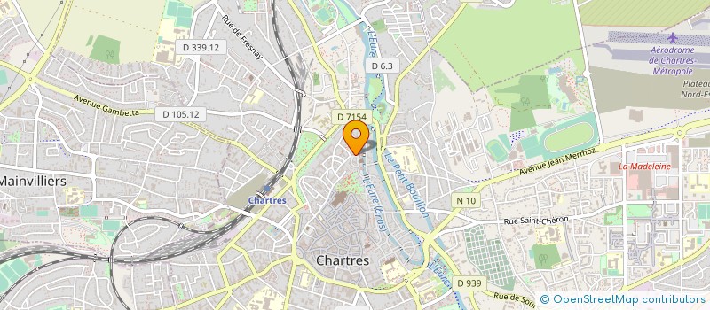 localisation de l'entreprise SYNDIC COPROPRIETAIRES 33 R CHANTAULT à CHARTRES