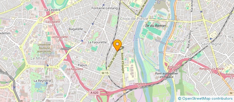 localisation de l'entreprise SYNDIC COPROPRIETAIRES 381 RTE SEYSSES à TOULOUSE
