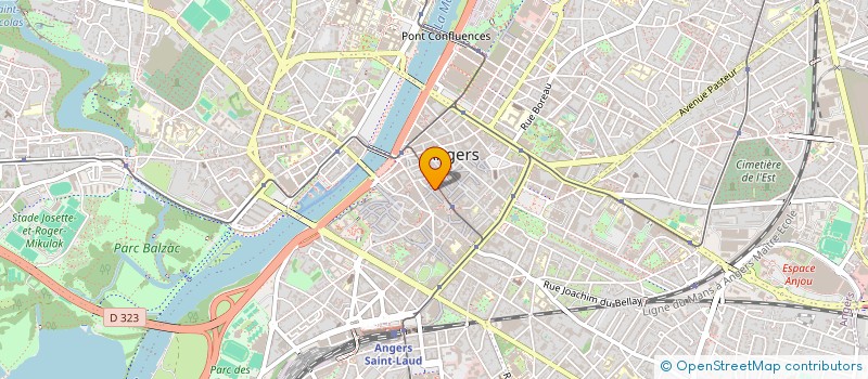 localisation de l'entreprise SYNDIC COPROPRIETAIRES à ANGERS