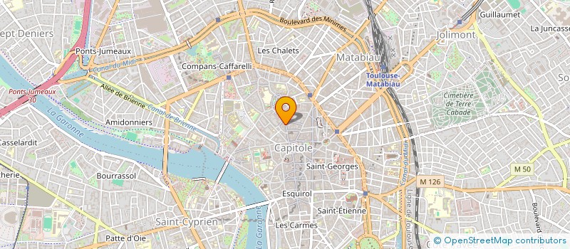 localisation de l'entreprise SYNDIC COPROPRIETAIRES 49 RUE DU TAUR à TOULOUSE