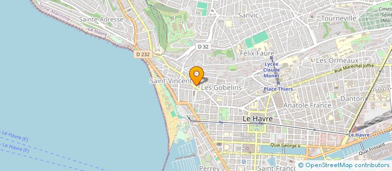 localisation de l'entreprise SYNDIC COPROPRIETAIRES 6 RUE MASSIEU CLE à LE HAVRE