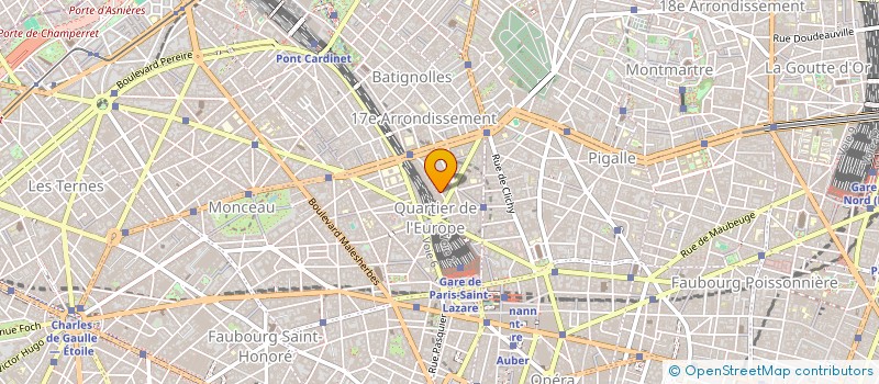 localisation de l'entreprise SYNDIC COPROPRIETAIRES 7-9 RUE DE BERNE  PARIS