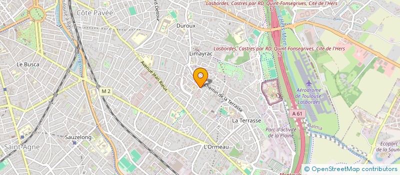 localisation de l'entreprise SYNDIC COPROPRIETAIRES 8 R MANSENCAL à TOULOUSE