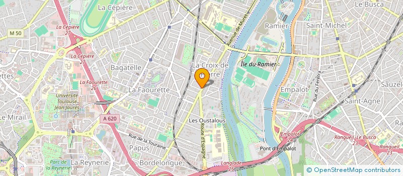 localisation de l'entreprise SYNDIC COPROPRIETAIRES AV. DE MURET à TOULOUSE