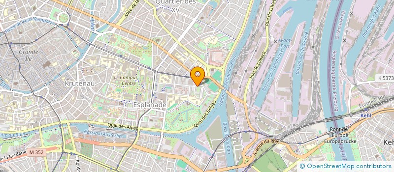 localisation de l'entreprise SYNDIC COPROPRIETAIRES BATIMENT A à STRASBOURG
