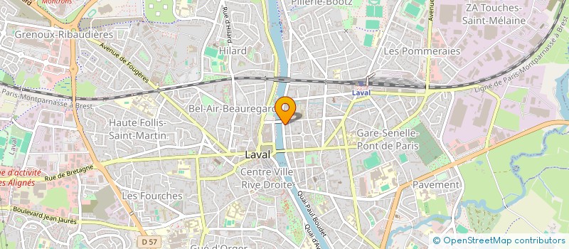 localisation de l'entreprise SYNDIC COPROPRIETAIRES BEATRIX DE GAVRE à LAVAL