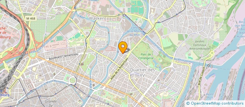 localisation de l'entreprise SYNDIC COPROPRIETAIRES BLD DEROULEDE à STRASBOURG