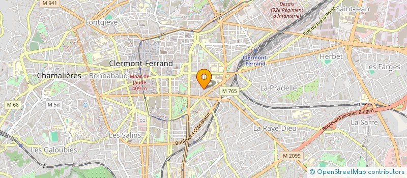 localisation de l'entreprise SYNDIC COPROPRIETAIRES D AMBOISE  CLERMONT-FERRAND