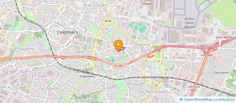 localisation de l'entreprise SYNDIC COPROPRIETAIRES DE LA TOUR E à COLOMIERS