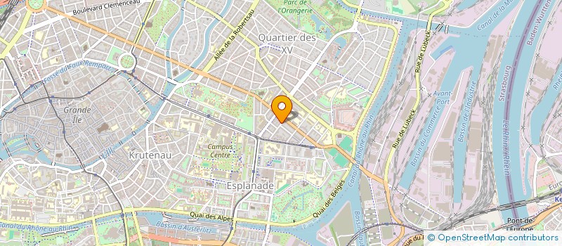 localisation de l'entreprise SYNDIC COPROPRIETAIRES EDEL à STRASBOURG