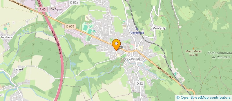 localisation de l'entreprise SYNDIC COPROPRIETAIRES IMM LA BARTELIERE à CEYZERIAT