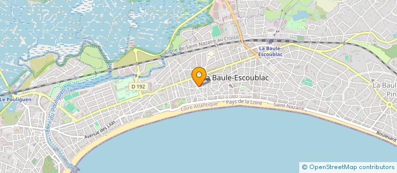 localisation de l'entreprise SYNDIC COPROPRIETAIRES IMMEUB LE PASTEUR  LA BAULE-ESCOUBLAC