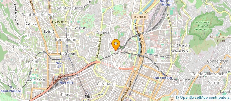 localisation de l'entreprise SYNDIC.COPROPRIETAIRES JARDINS D'ARCADIE à NICE