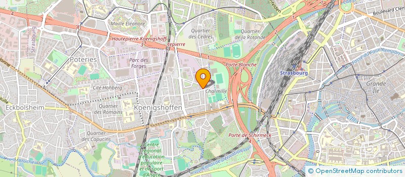 localisation de l'entreprise SYNDIC COPROPRIETAIRES LA CHARMILLE à STRASBOURG