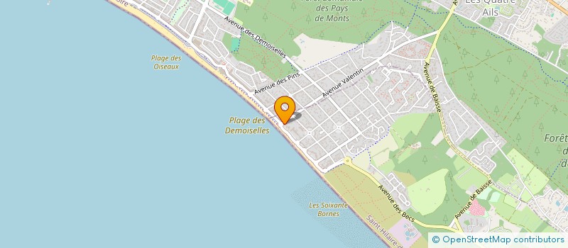 localisation de l'entreprise SYNDIC COPROPRIETAIRES LE COMMODORE  SAINT-HILAIRE-DE-RIEZ