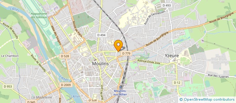 localisation de l'entreprise SYNDIC COPROPRIETAIRES LES VIEUX POTIERS  MOULINS