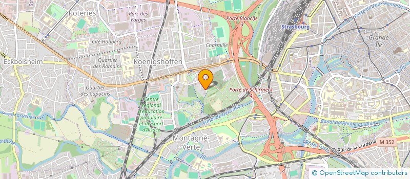 localisation de l'entreprise SYNDIC COPROPRIETAIRES MEULES à STRASBOURG