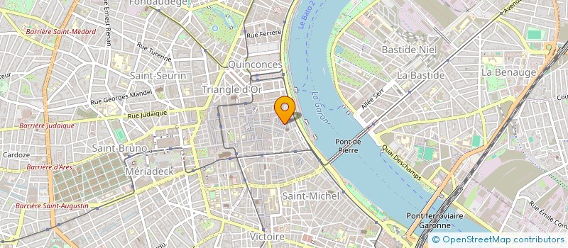 localisation de l'entreprise SYNDIC COPROPRIETAIRES R DES FAUSSETS  BORDEAUX