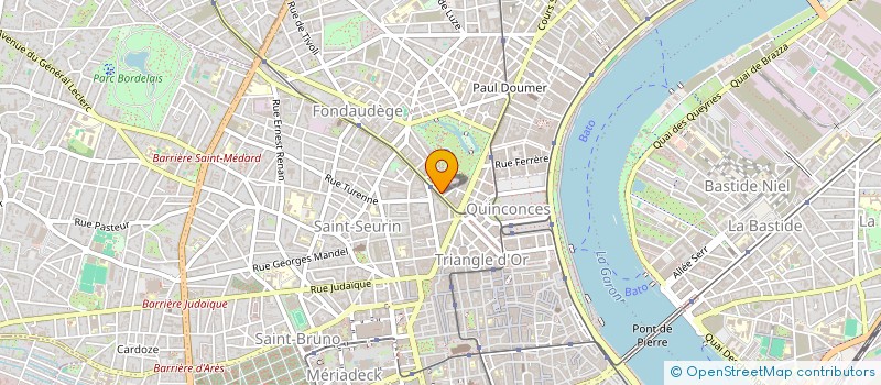 localisation de l'entreprise SYNDIC COPROPRIETAIRES REP PAR P BUREAU  BORDEAUX