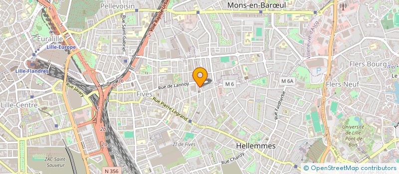 localisation de l'entreprise SYNDIC COPROPRIETAIRES RES DECARNIN à LILLE