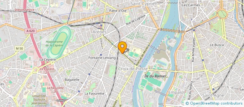 localisation de l'entreprise SYNDIC COPROPRIETAIRES RES DU LYCEE à TOULOUSE