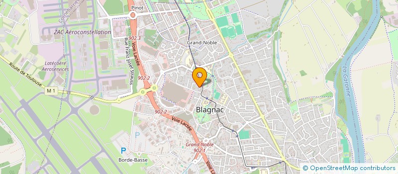 localisation de l'entreprise SYNDIC COPROPRIETAIRES RES LA BOETIE à BLAGNAC