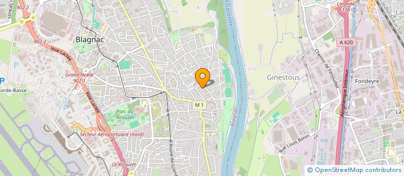 localisation de l'entreprise SYNDIC COPROPRIETAIRES RES LES GLYCINES à BLAGNAC
