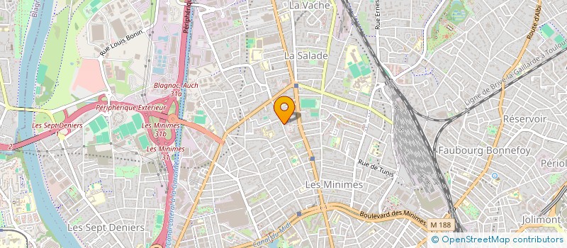 localisation de l'entreprise SYNDIC COPROPRIETAIRES RES PALISSY à TOULOUSE
