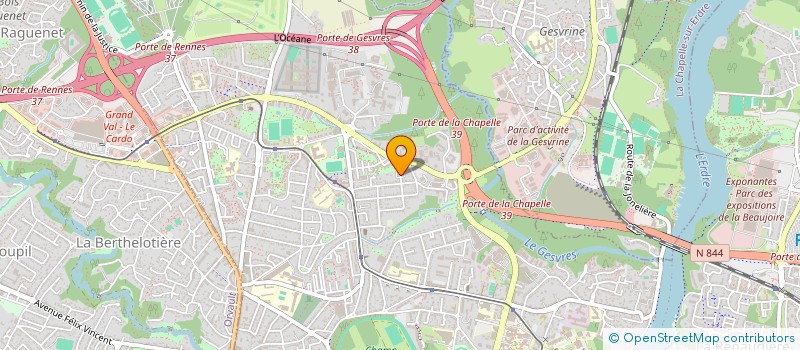 localisation de l'entreprise SYNDIC COPROPRIETAIRES RESID LA RIVIERE à NANTES