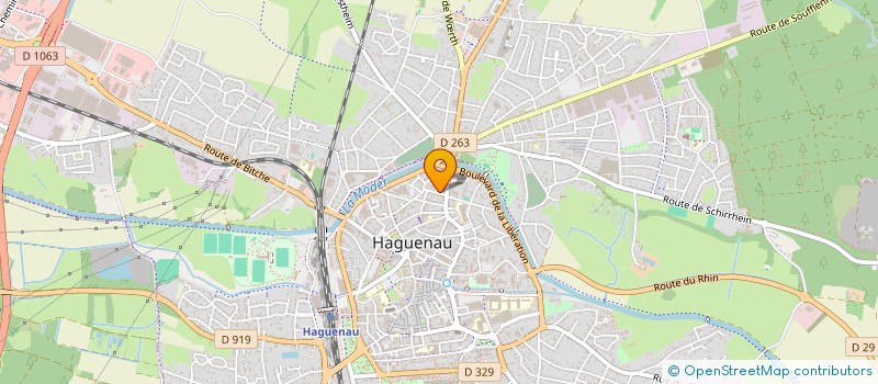 localisation de l'entreprise SYNDIC COPROPRIETAIRES RESIDENCE DEBUSSY  HAGUENAU